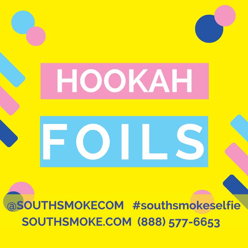 Hookah Square Foil, Pre-Poked Foil