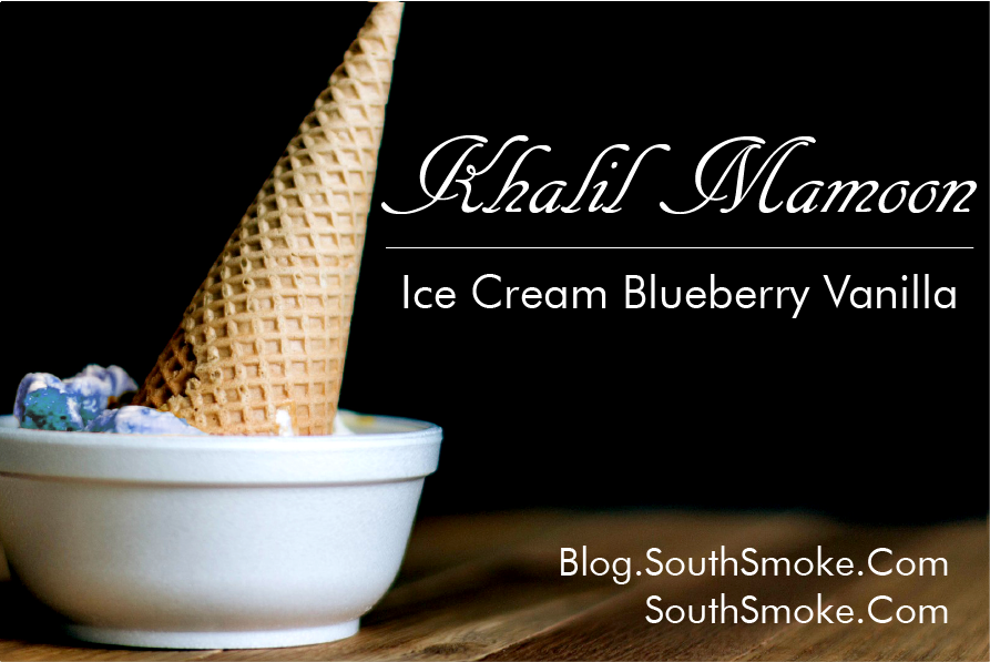 khalil mamoon ice cream bluberry vanilla flavored hookah tobacco