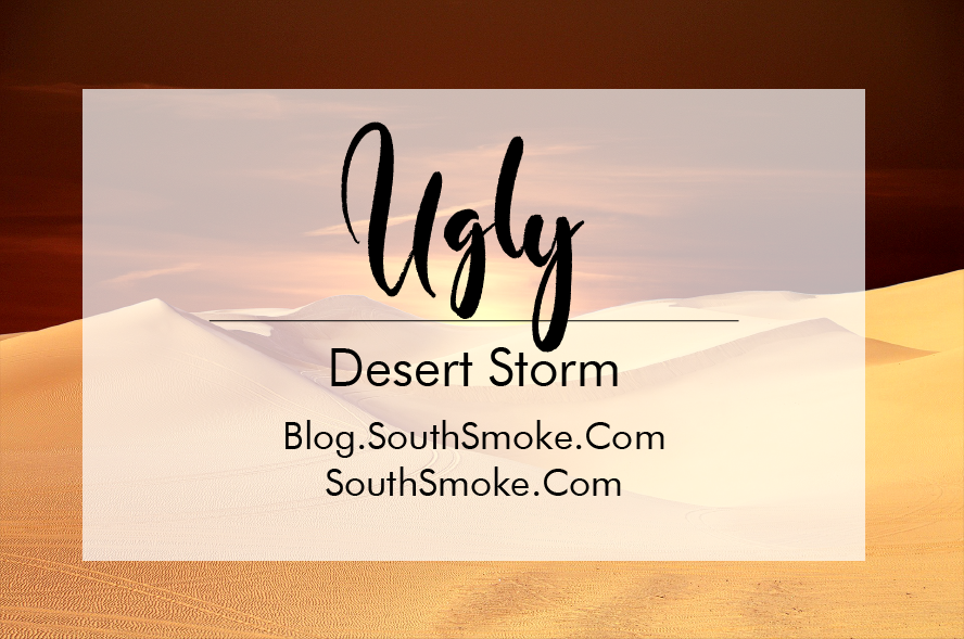 ugly hookah tobacco desert storm blog title image desert scene