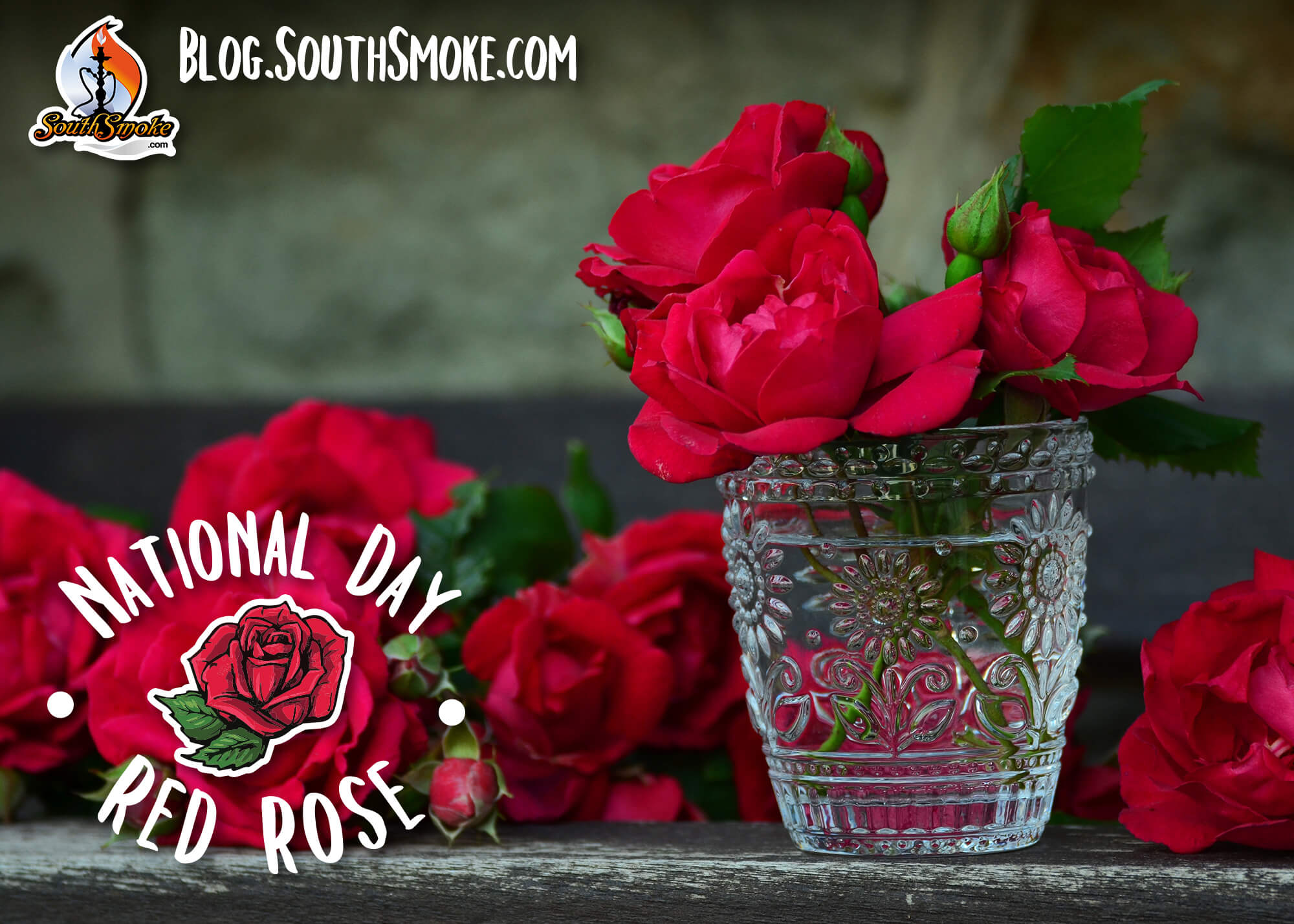 National Red Rose Day Rose Hookah Flavors