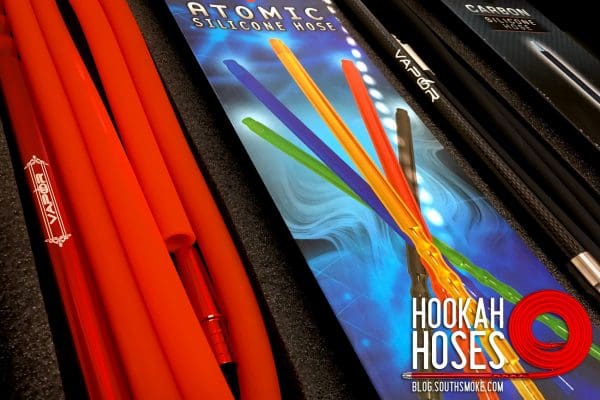 SouthSmoke Blog Silicone Hookah Hose Atomic Red and Carbon