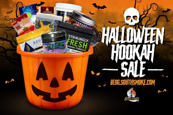 SouthSmoke Halloween Hookah Sale candy flavored shisha in pumpkin bucket