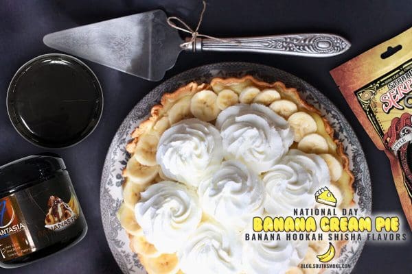 Fantasia Tobacco and Starbuzz Serpent banana flavored hookah and banana cream pie