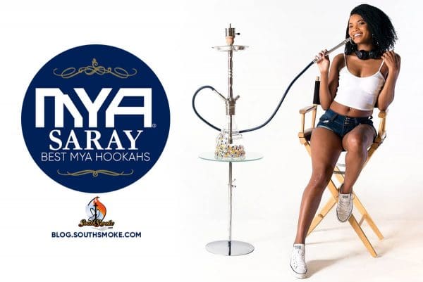 Woman Smoking Crystal Mya Hookah