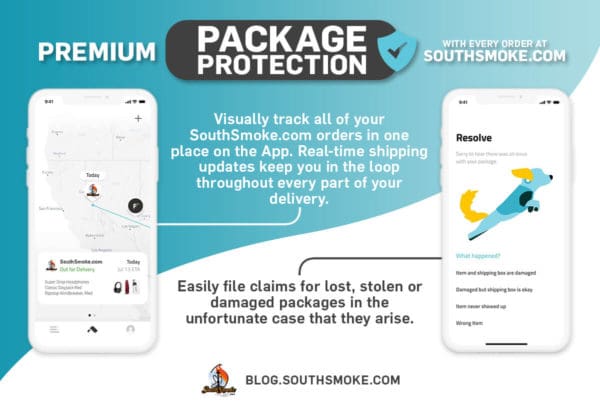 Track orders and file claims on the Package Protection App