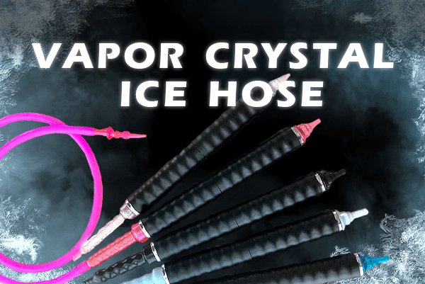 Vapor Crystal Ice Hookah Hose assorted colors 