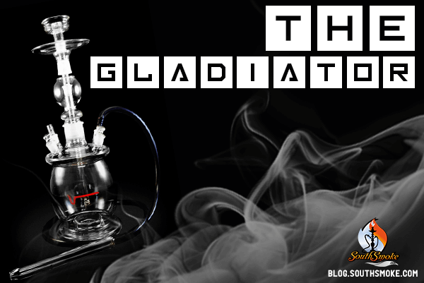 The Gladiator glass hookah by Vapor Hookahs